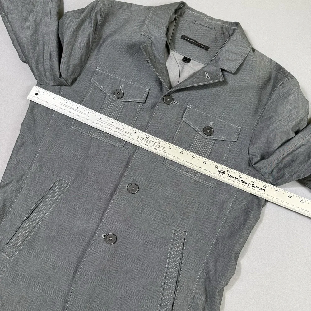 John Varvatos Jacket Mens Size Small Grey Blazer Sport Coat Casual Vented Cotton